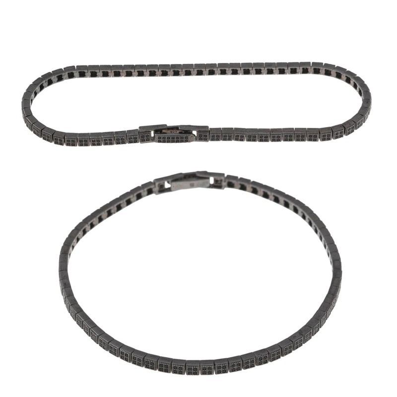 PULSERA RUTENIO CUADRADOS