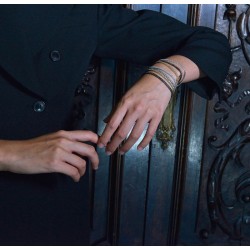 PULSERA RUTENIO CUADRADOS