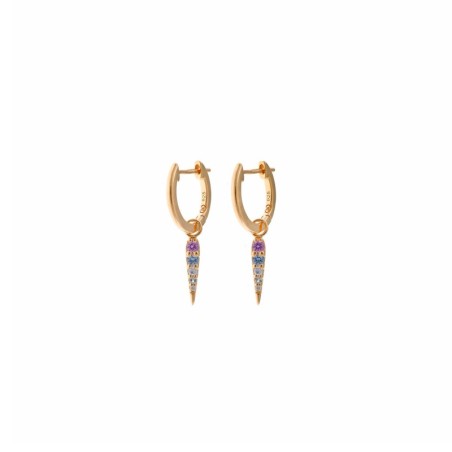 PENDIENTES ARO PINCHO DORADO