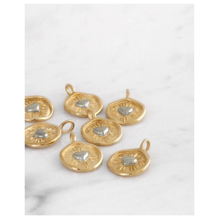 COLGANTE CORAZÓN RAYOS