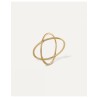ANILLO DOBLE LISO CRUZADO