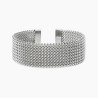 Pulsera cuff con malla mesh