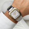 Quadrus Watch Steel, Silver, Two Tone