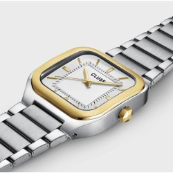 Quadrus Watch Steel, Silver, Two Tone