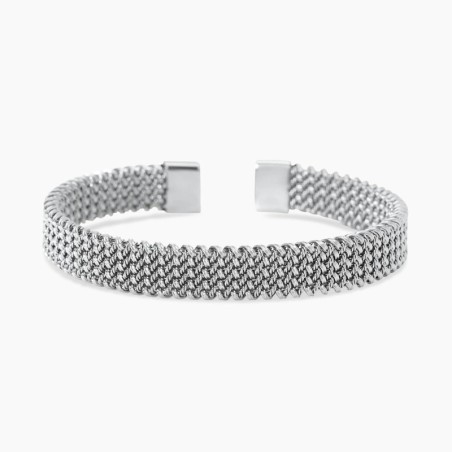 Pulsera cuff con malla mesh