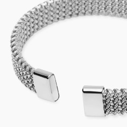 Pulsera cuff con malla mesh