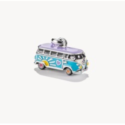 Colgante Charm Volkswagen Hippie Bus Connect plata