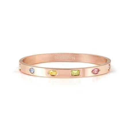 Pulsera PRETTY BANGLES ed. SATINSHINE en acero y circonitas varias formas