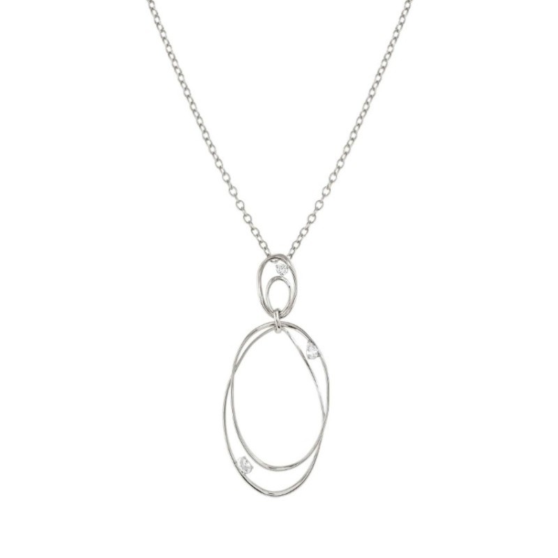 Collar largo My Rebel Art doble Oval Colgante