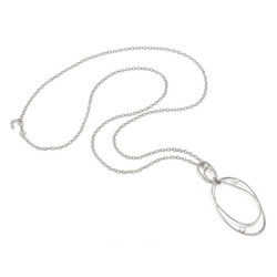 Collar largo My Rebel Art doble Oval Colgante