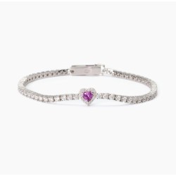 PULSERA RIVIERE CON CORAZÓN...