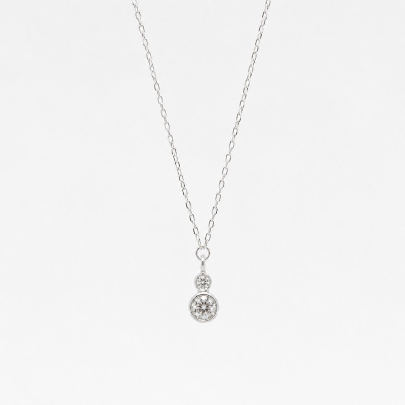COLLAR ORO BLANCO 1D 0,01CT 1D 0,05CT