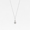 COLLAR ORO BLANCO 1D 0,01CT 1D 0,05CT