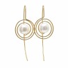 PENDIENTES PERLA ORO