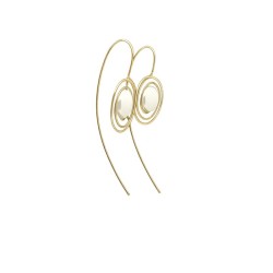 PENDIENTES PERLA ORO