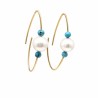PENDIENTES ORO-PERLA