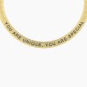 Pulsera ajustable de mujer con frase