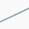 Pulsera de tenis con cristales azules