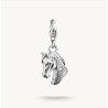 Colgante Charm cabeza de caballo Original plata