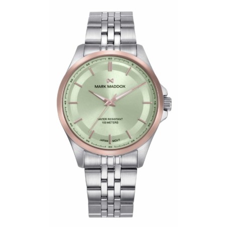RELOJES MARK MADDOX Acero Esfera Verde Menta Marais