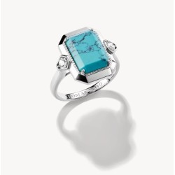 Anillo de plata con piedra...