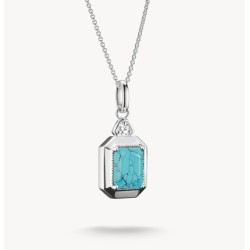 Collar de plata con...