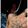 Collar Mazar de Plata 925, perlas de agua dulce y hematites