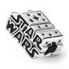 Charm en plata de ley Logo Star Wars en 3D