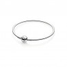Pulsera PANDORA Rígida Cierre Logo Pandora