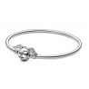 Pulsera Pandora Moments Rígida Cierre Snitch