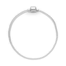 Pulsera Reflexions en plata de ley Cierre Brillante