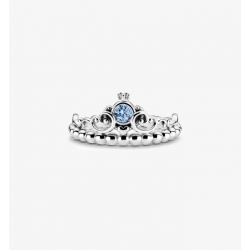 Anillo Pandora Disney Tiara Azul Cenicienta