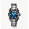 Reloj Rebel at Heart Revive 40 mm acero inoxidable azul medianoche, diseño grabado