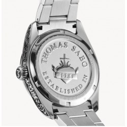 Reloj Rebel at Heart Revive 40 mm acero inoxidable azul medianoche, diseño grabado