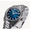 Reloj Rebel at Heart Revive 40 mm acero inoxidable azul medianoche, diseño grabado