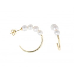 Pendientes 4 perlas