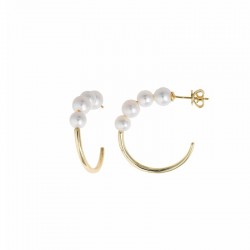 Pendientes 4 perlas