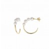 Pendientes 4 perlas
